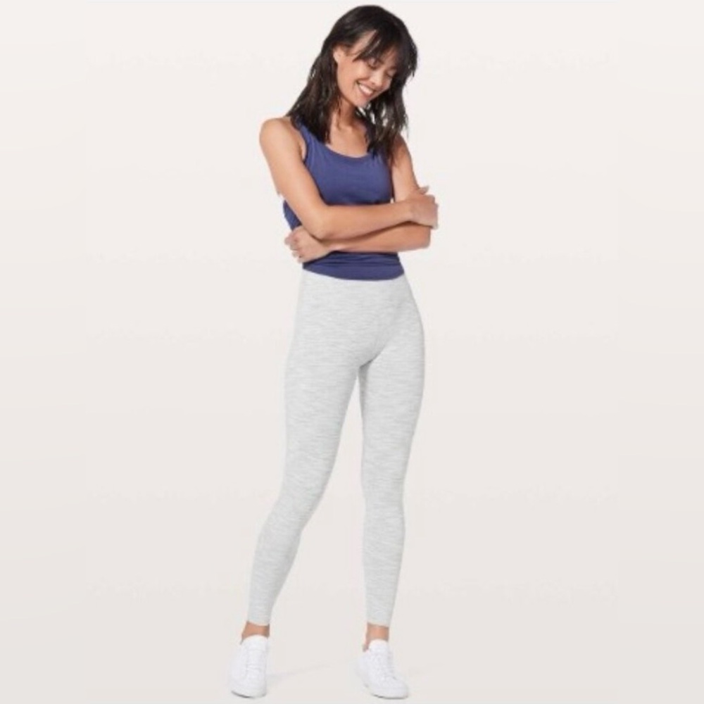 Lululemon Size 4 Wunder Under Hi-Rise Tight Wee Are From Space Nimbus Battleship